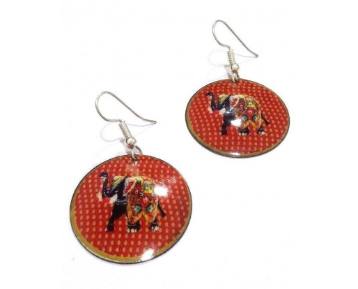 ELEPHANT - Contemporary Women Earrings Jewelry Hook Drop Dangle Fashion Gift N40